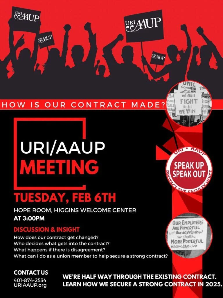 Membership Meeting: How is our contract made? 1 2024 01 18 Contracts URI AAUP